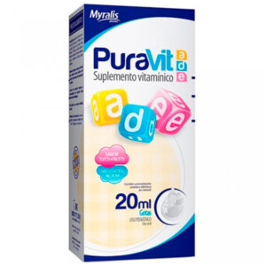 PuraVit A-D-E Solução Oral Gotas Com 20ml Myralis