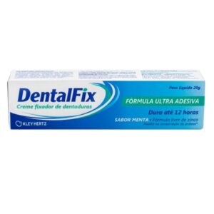 Creme Fixador de Dentadura Dentalfix Sabor Menta Com 20g