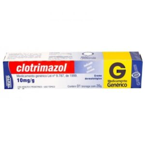 Clotrimazol 10mg/g Creme Dermatologico Com 20g Teuto Genéricos