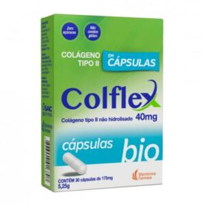 Colflex Bio Colágeno Tipo II Não Hidrolisado Com 30 Cápsulas
