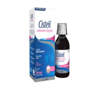 Cisteil Acetilcísteína 20mg/ml Xarope Pediátrico Com 120ml Geolab