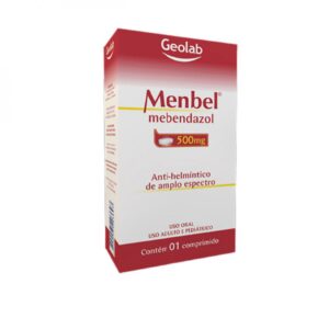 Menbel 100mg Com 6 Comprimidos Geolab