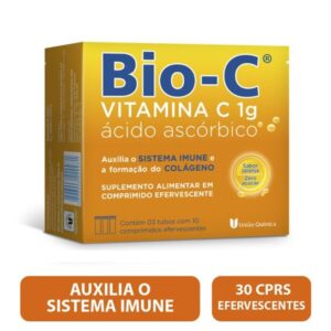 Kit Bio-C 1G Evervecente Com 03 Tubos Com 10 Comprimidos Cada