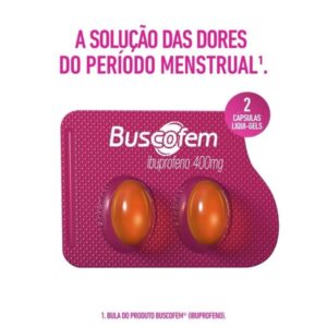 Buscofem 400mg Com 2 Cápsulas Mole Cosmed