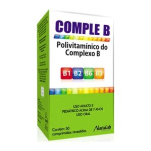 Suplemento Vitamínico Comple B Com 50 Comprimidos Natulab