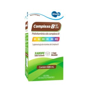 Complexo B12 Sabor Caramelo Xarope Com 120ml Ems s/a