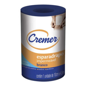 15363712532-7891800276534.jpg Esparadrapo Impermeável Cremer Branco 10cm x 4,5m