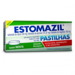 Estomazil Pastilhas Menta Com 250 Comprimidos Mastigáveis Cosmed