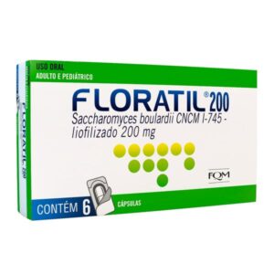 Floratil 200mg Com 6 Cápsulas Gel Dura Natulab
