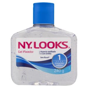 Gel Fixador Ny Looks Fixação Média 1 Incolor Com 240g