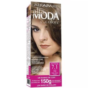 Tintura Altamoda 7.1 Louro Cinza