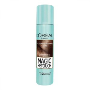 Tintura Loreal Paris Magic Retouch Castanho Claro Spray Com 75ml