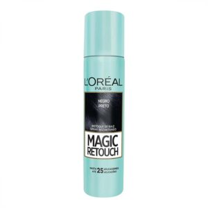 Tintura Loreal Paris Magic Retouch Preto Spray Com 75ml