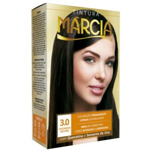 Tintura Marcia 3.0 Castanho Escuro Com 30ml