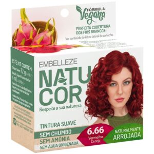 Tintura Natucor 6.66 Vermelho Cereja