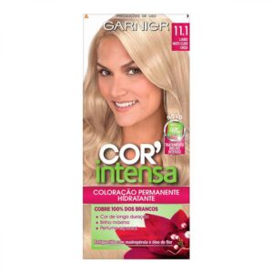 Tintura Garnier Nutrisse Cor Intensa 11.1 Louro Claro Cinza