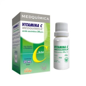 Vitamina C 200mg/ml Solução Oral Gotas Com 20ml Medquimica