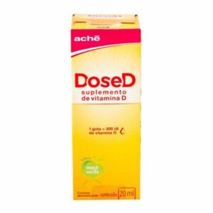 Vitamina D Dose D 200ui Maçã Verde Com 20ml Aché