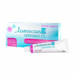 Lomecan 20mg/g Creme Vaginal Com 20g + 3 Aplicadores Glenmark