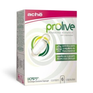 Suplemento Probiótico Prolive Com 6 Cápsulas Ache