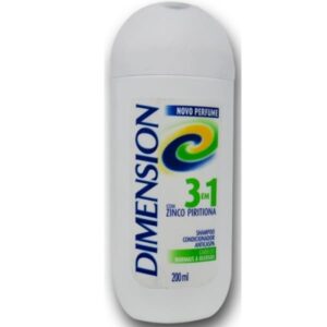 Shampoo Dimension 3 em 1 Cabelos Oleosos Com 200ml