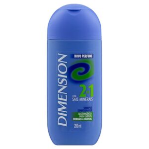 Shampoo Dimension 2 em 1 Cabelos Oleosos Com 200ml