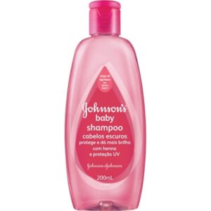 Shampoo Johnsons Baby Cabelos Escuros Com 200ml