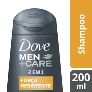 Shampoo Dove Men+Care Força Resistente 2 em 1 Com 200ml
