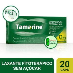 15363712939-067da041617bc796f20ed8a639385635-1.jpg Tamarine 12mg Com 20 Cápsulas Cosmed