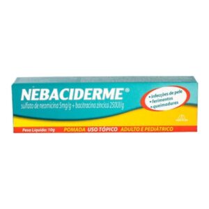 Nebaciderme 5mg/g + 250ui/g Pomada Com 10g Multilab