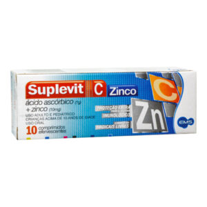 Suplevit C Zinco 1g + 10mg Com 10 Comprimidos Efervescentes Ems Sigma Pharma