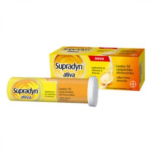Supradyn Ativa Com 10 Comprimidos Efervescentes Bayer
