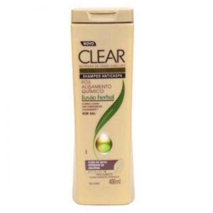 Shampoo Clear Women Fusão Herbal Pós Alisamento Com 200ml