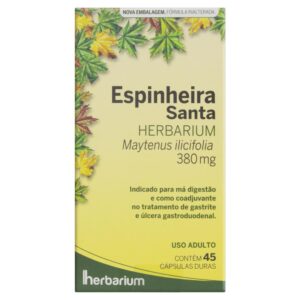 Espinheira Santa Herbarium Com 45 Cápsulas Duras
