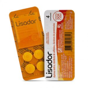 Lisador Com 4 Comprimidos Farmasa
