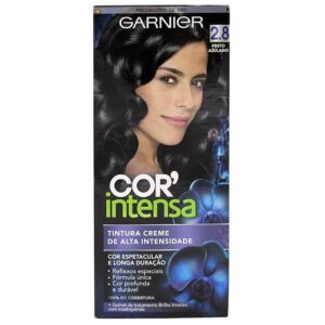 Tintura Garnier Nutrisse Cor Intensa 2.8 Preto Azulado
