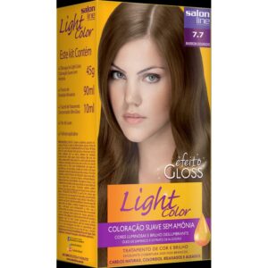 Tintura Salon Line Light Color 7.7 Marrom Dourado