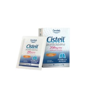 Cisteil Granulado 200mg Com 16 Envelopes de 5g Cada Geolab