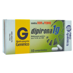 Dipirona Sodica 1g Com 10 Comprimidos Neo Quimica Genéricos