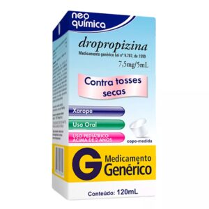 Dropropizina 1,5mg Xarope Infantil Com 120ml Neo Química Genéricos