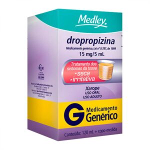 Dropropizina 3mg/ml Xarope Com 120ml Sanofi Medley Genéricos