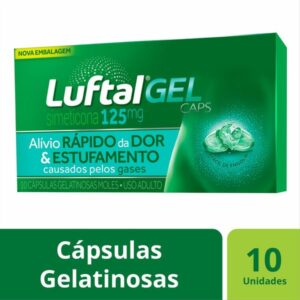 Luftal Gel Caps 125mg Com 10 Cápsulas Reckitt Benckiser