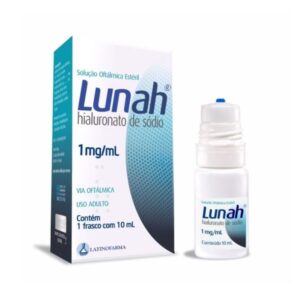 Lunah 1mg/ml Solução Oftalmica Gotas Com 10ml Cristália