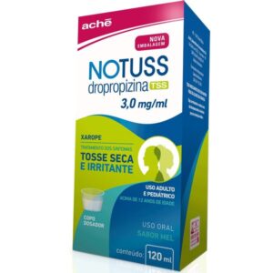 Notuss TSS 3mg/ml Xarope Com 120ml Aché