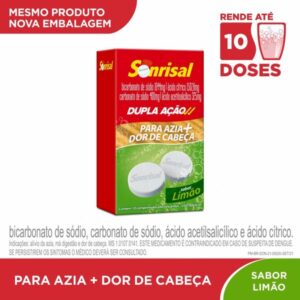 Sonrisal Sabor Limão Com 10 Comprimidos Efervecentes Cosmed