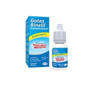 Gotas Binelli 30mg/ml Solução Oral Gotas Com 10ml Megalabs