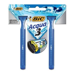 15363716227-070330729872-1.jpg Aparelho de Barbear Bic 3 Acqua Movel Com 2 Unidades