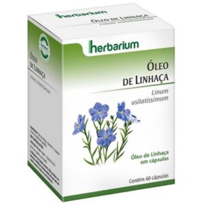 Óleo de Linhaça Herbarium Com 60 Cápsulas