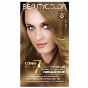 15363716418-7896509955285.jpg Tintura BeautyColor Creme 8.0 Louro Claro