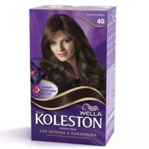 Tintura Creme Koleston 40 Castanho Medio